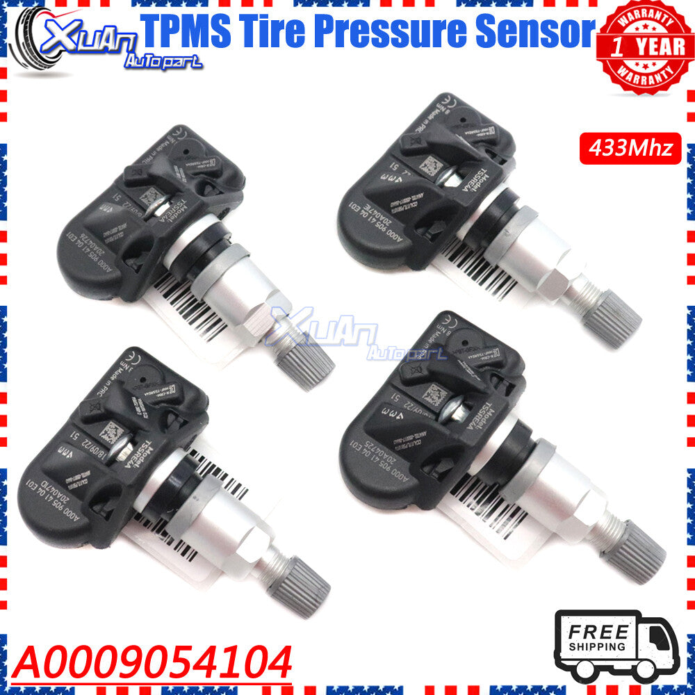 4-piece Tire Pressure Sensor (TPMS) A0009054104 suitable for W167 W177 A220 433MHz v
