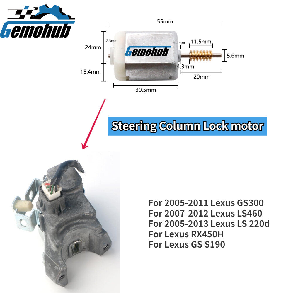 Steering Column Lock Motor Repair for Lexus GS300 LS460 LS 220d RX450H GS S190
