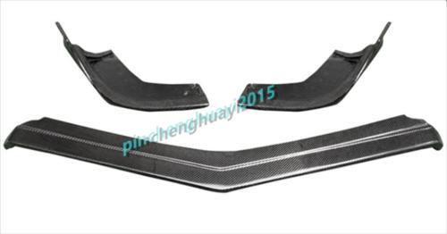3-piece carbon fiber front bumper lip for Mercedes-Benz CLS63 AMG W218 2012-15