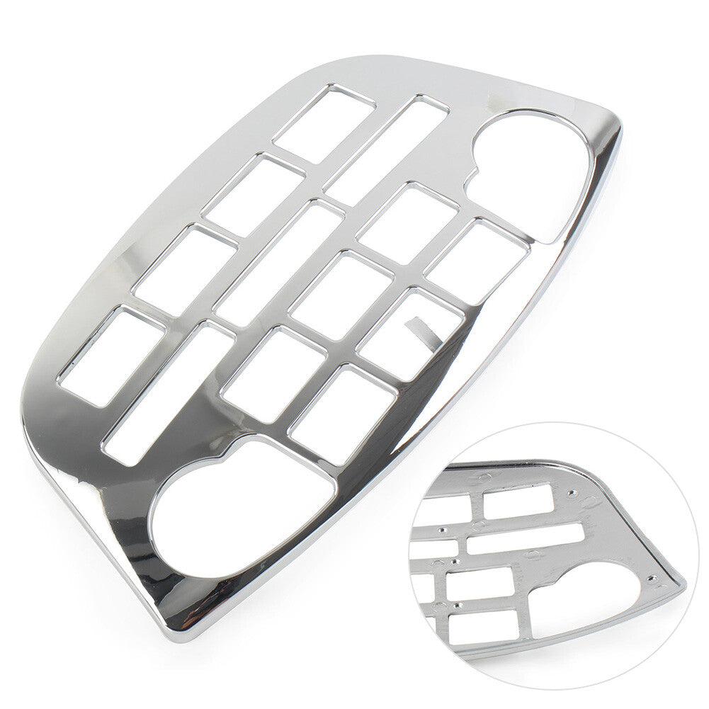 Chrome Goldwing Radio Accent Panel Fit for Honda GL1800 2001 2002 2003-2011 Q