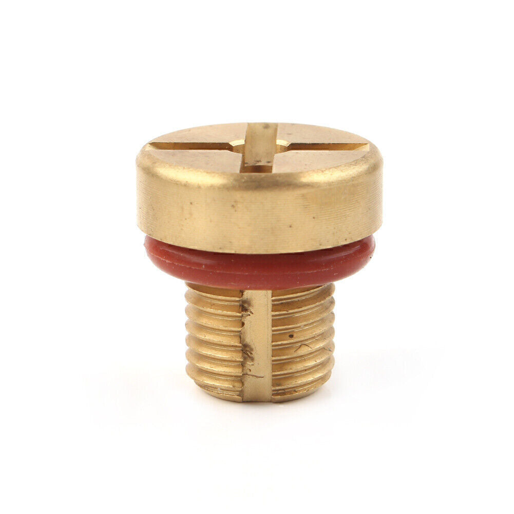 Water Pipe Male Thread Brass End Cap Solid Plug Connector for Land Rover