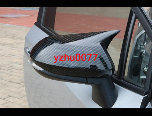 2For for Kia Seltos 2020-2023 Carbon Fiber Console Side Air Vent Outlet Frame Trim v