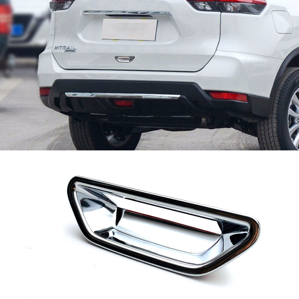 1-piece rear door cup handle cover trim for 2021-2023 Rogue X-Trail chrome alloy n
