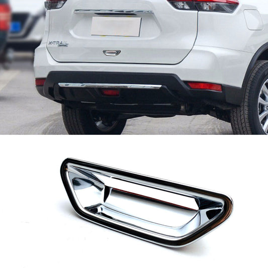 1-piece rear door cup handle cover trim for 2021-2023 Rogue X-Trail chrome alloy n