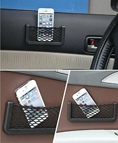Universal Car Storage Net String Pouch Bag GPS Phone Holder Pocket Organizer