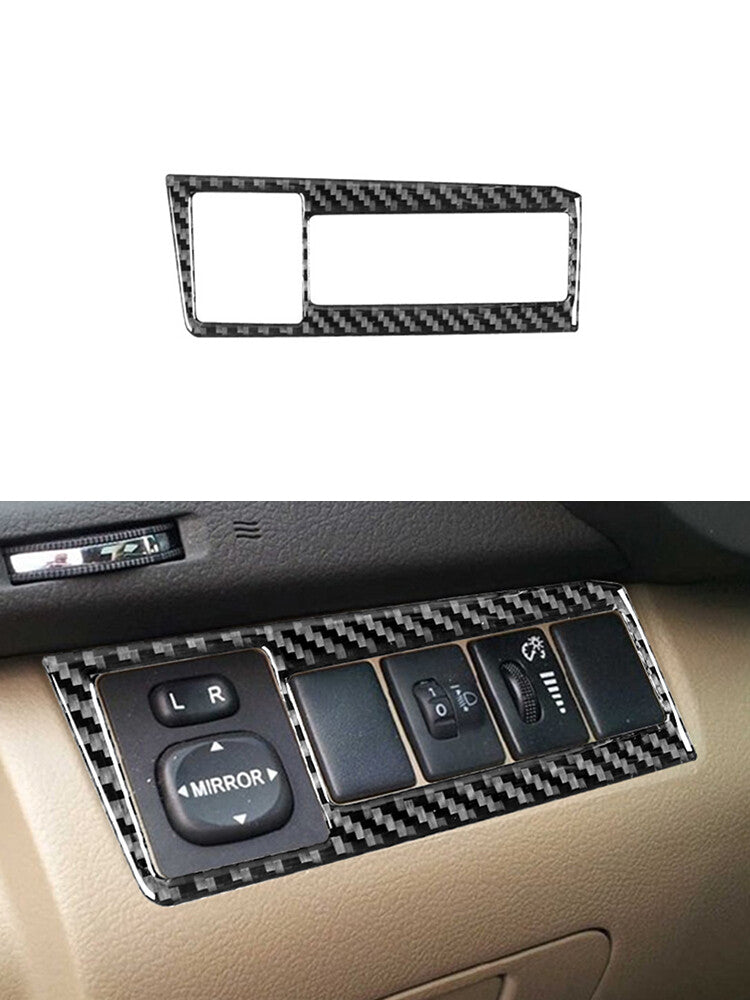 Carbon Fiber Center A/C Control Panel Cover Trim For Ranger 2019-2022 v