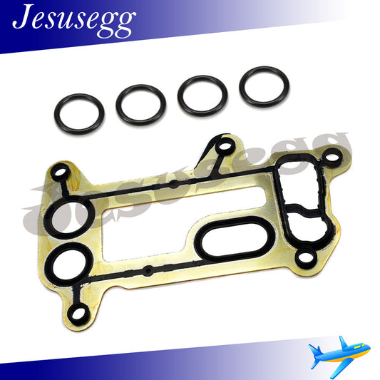 for BMW E90 E60 E61 E87 E81 E83 E84 N47 E88 Oil Filter Housing Seal Gasket Kit Q
