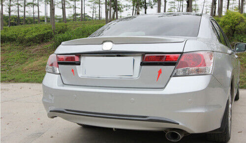 for Honda Accord 2008-13 Carbon Fiber Look Tail Light Lamp Strip Cover Trim 2PCS