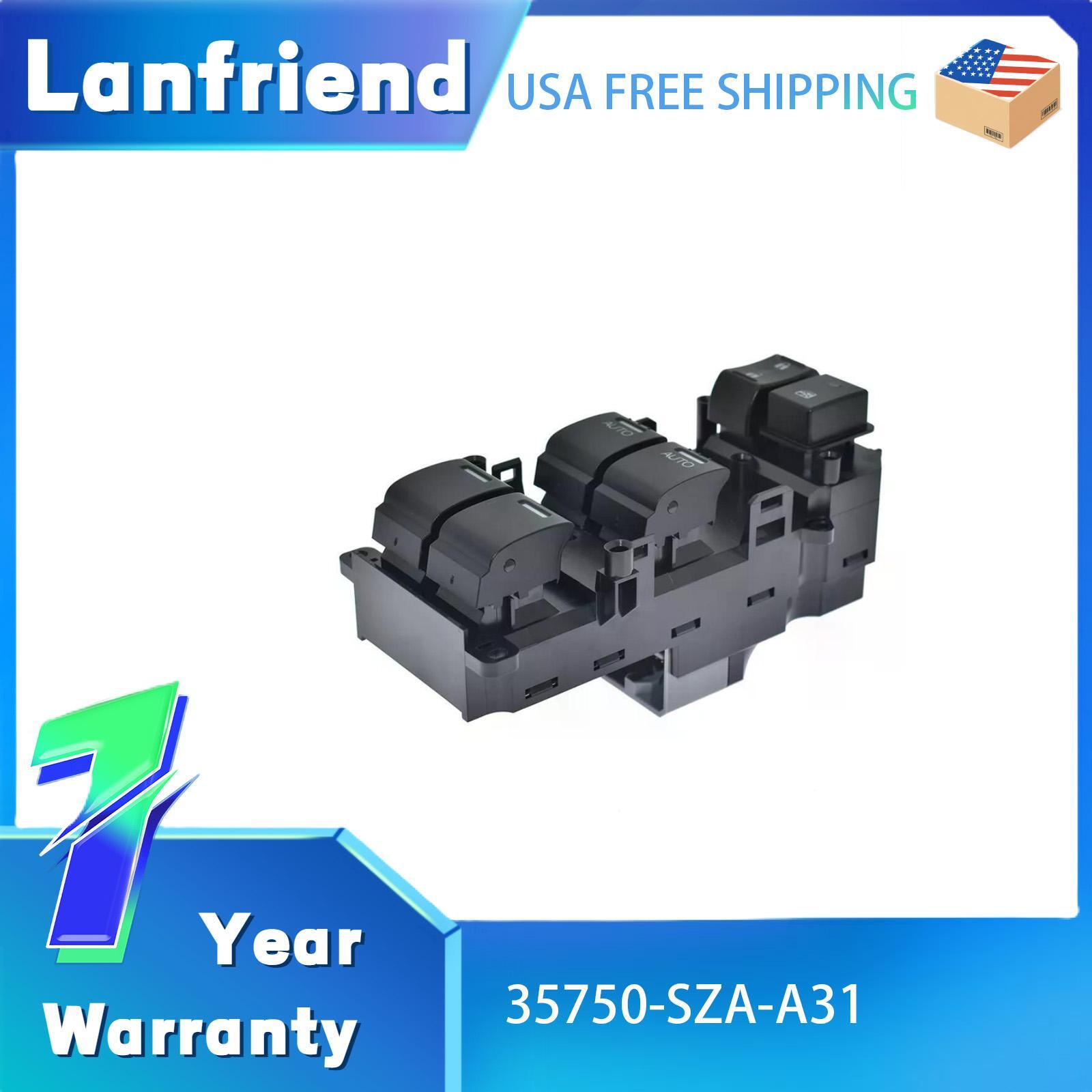 35750SZA-A31 Power Window Switch Fit for Honda Accord 2013-2022 Passenger Side