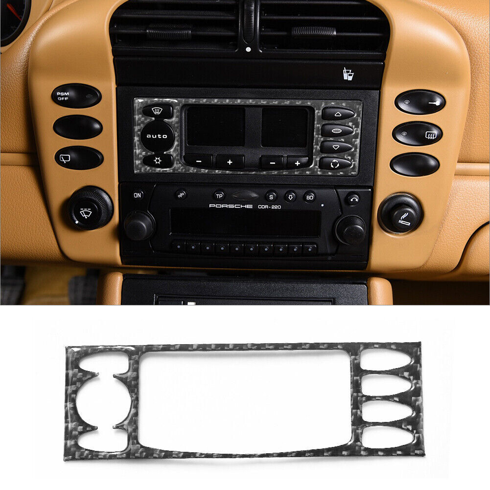 for VW for Golf MK7 2013-2017 Carbon Fiber Water Cup Holder Panel Cover Trim Sticker v