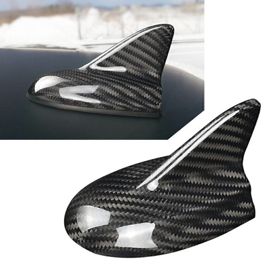 Black Carbon Fiber Shark Fin Antenna Cover Fit for Dodge for Challenger 2015-2021 Q