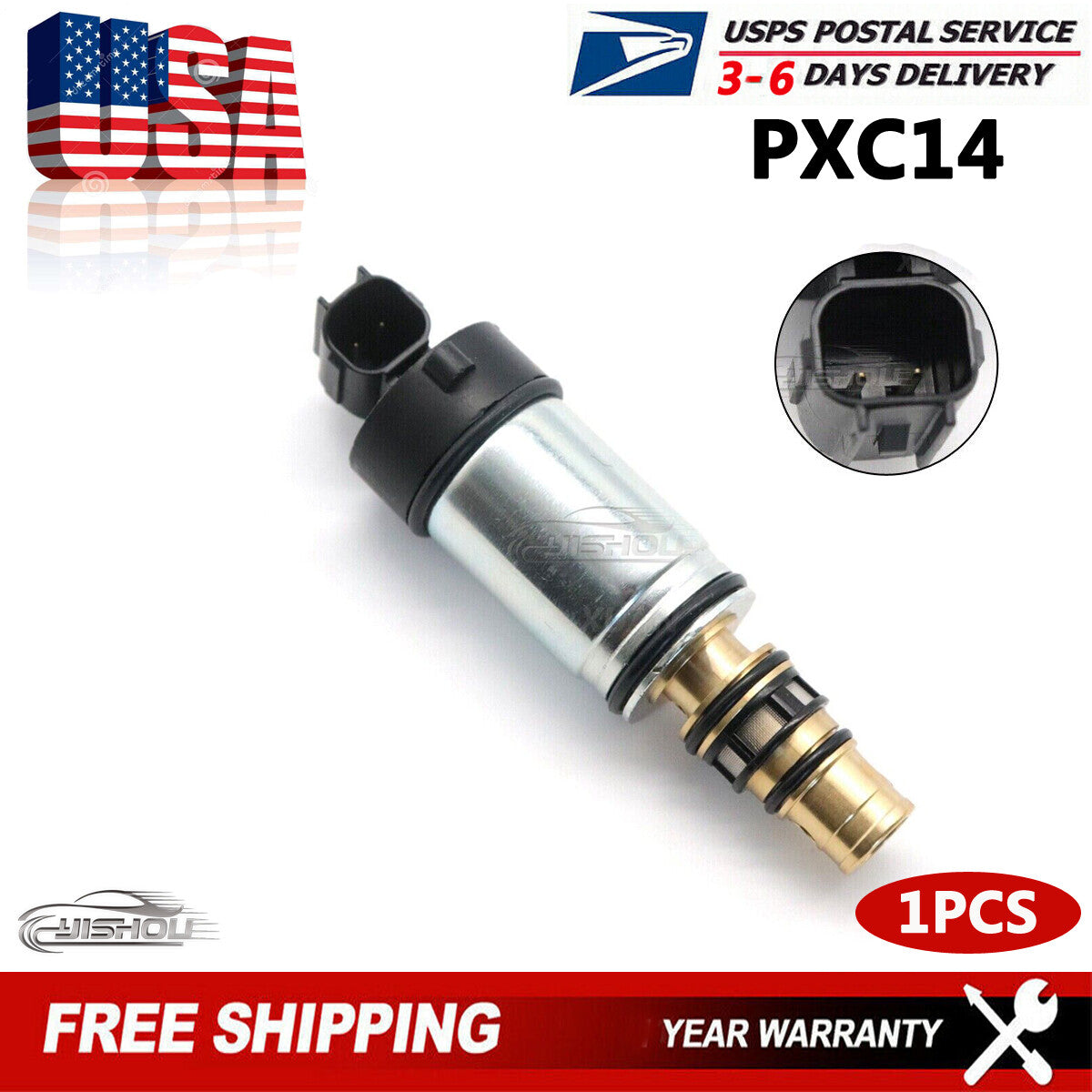PXC14 for Nissan Sentra SANDEN 1.8L 2013-2016 NEW A/C Compressor Control Valve Q