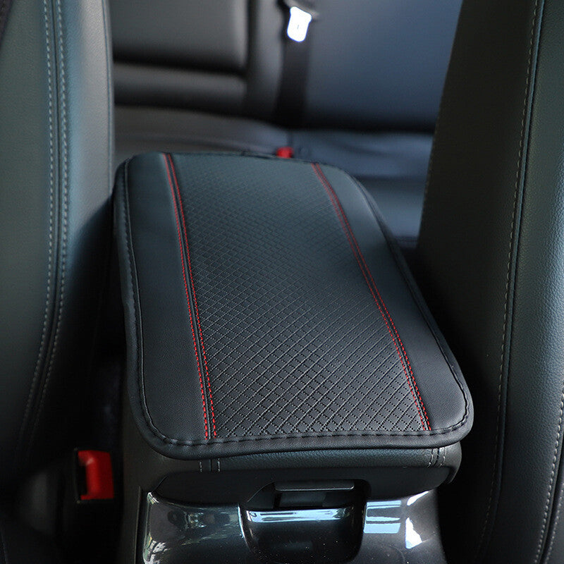 32cmX19cm Car SUV Armrest Box Mat Anti-Slip Central Console Box Cover Cushion v