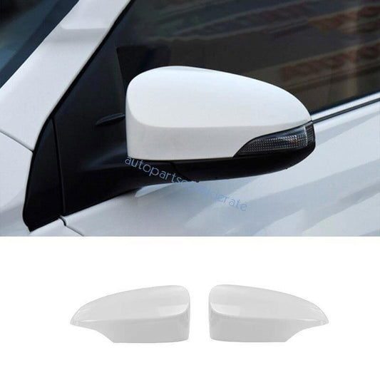for Toyota for Corolla 14-2019 White Side Door Rear View Mirror Cap Cover Replace 2X