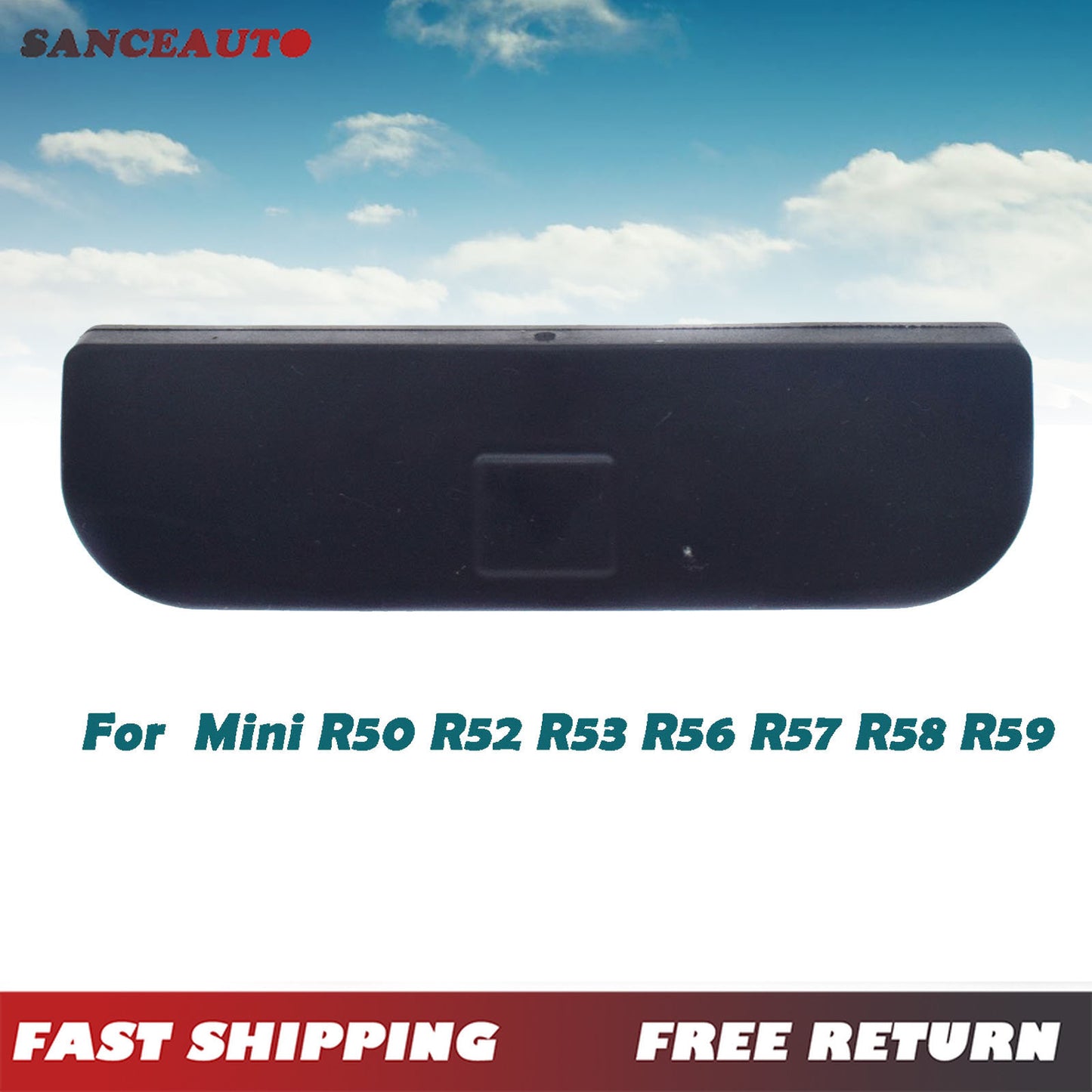 Rubber button cap for tailgate handle switch, suitable for mini R56 R27 R58 models, 51137039261- n