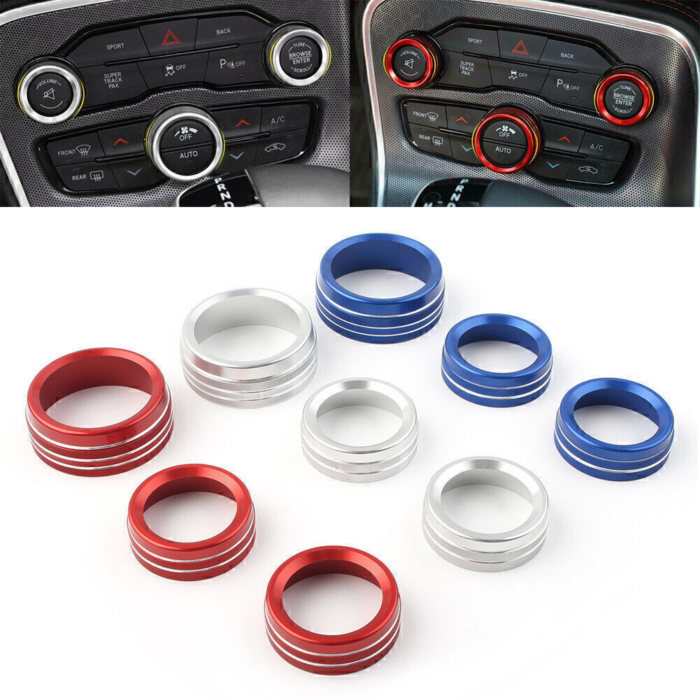 Car Center Air Conditioner Switch CD Button Knob for Dodge for Challenger 15-20