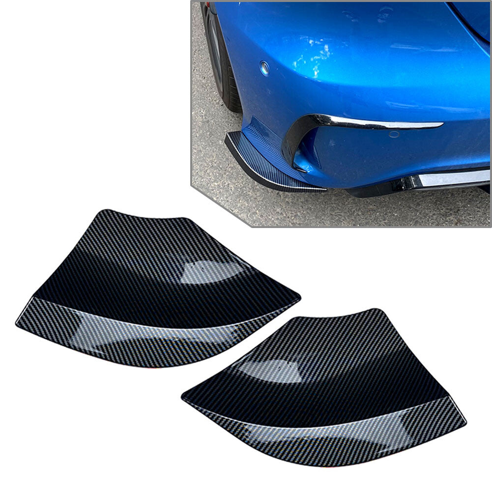 for Mercedes Benz W176 2013-2018 Rear Bumper Side Splitters Spoiler Canards Q
