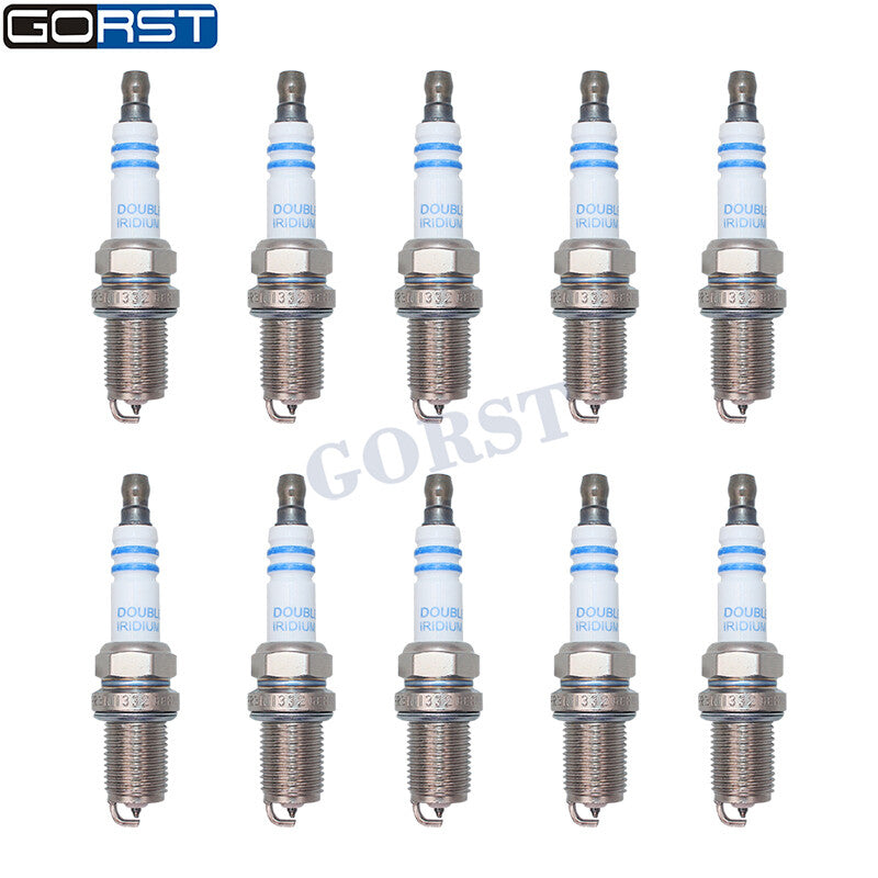 Car Iridium Spark Plug for Bosch FR3KII332 0242225511 Iraurita 10 Piece v