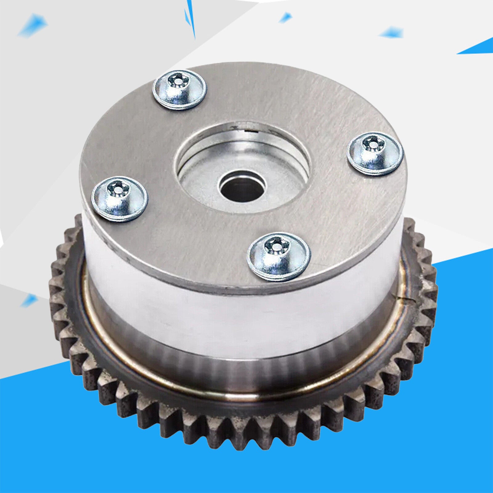 The all-new 24350-3C113 CVVT timing camshaft gear is suitable for Kia and for Hyundai Azera, Sorento, and Sedona.