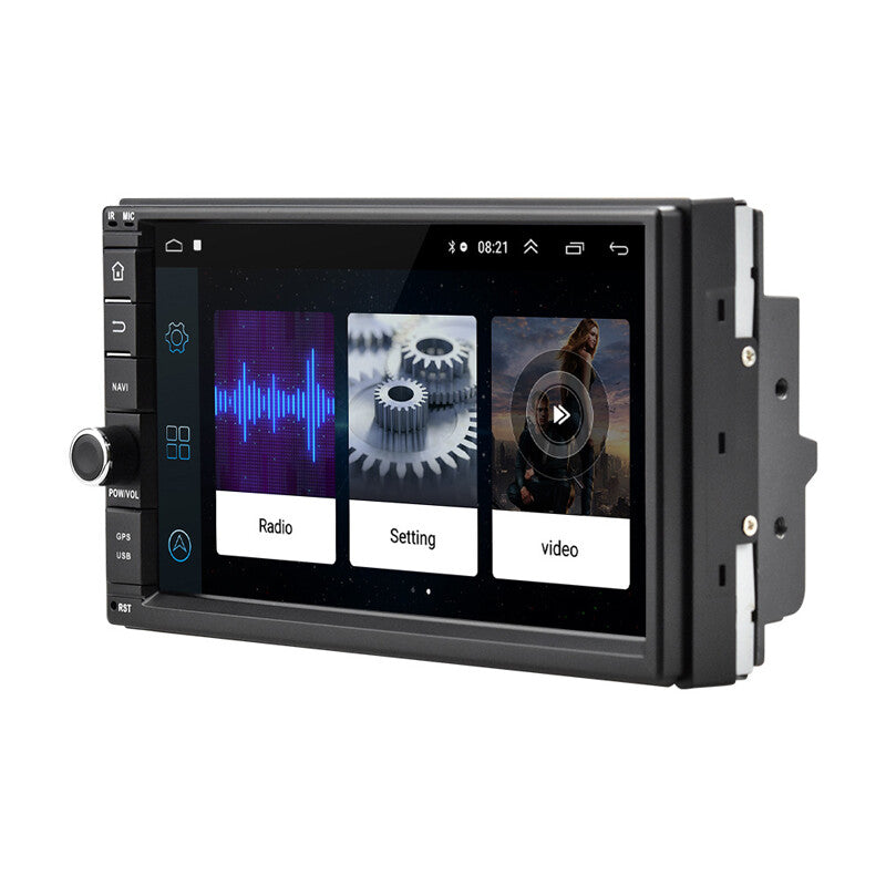 7-inch dual DIN car stereo Android navigation Bluetooth WIFI radio with mirrored MP5 connection n