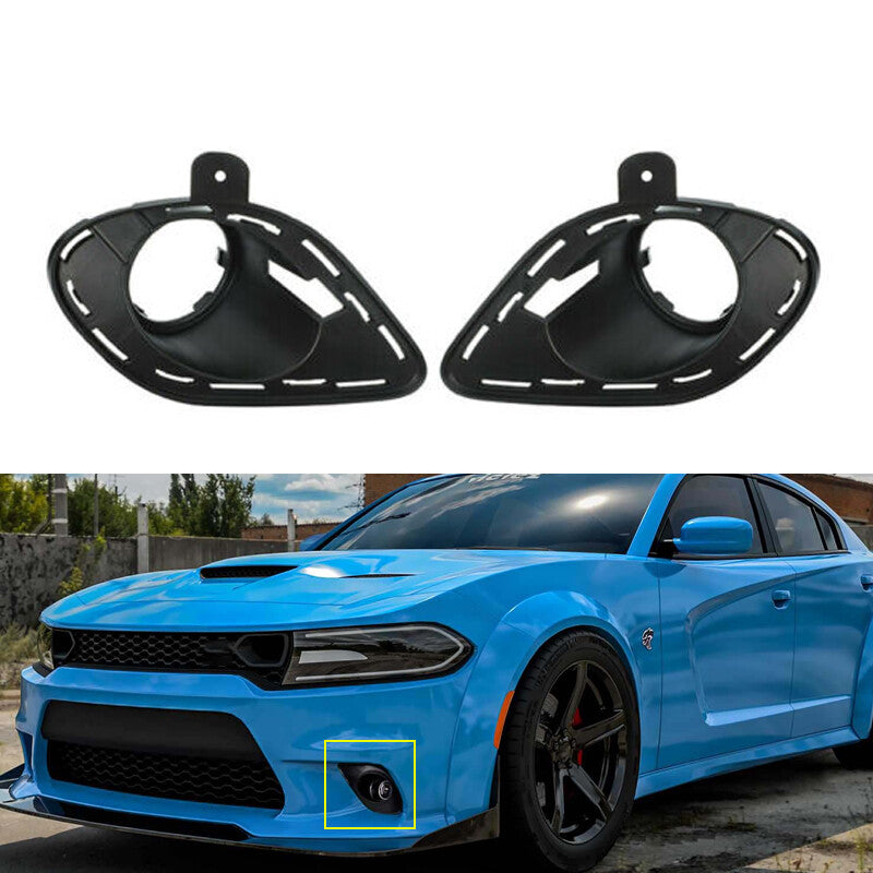Pair For 2015-2020 for Dodge charger Fog Lamp Cover Fog Lamp Bracket