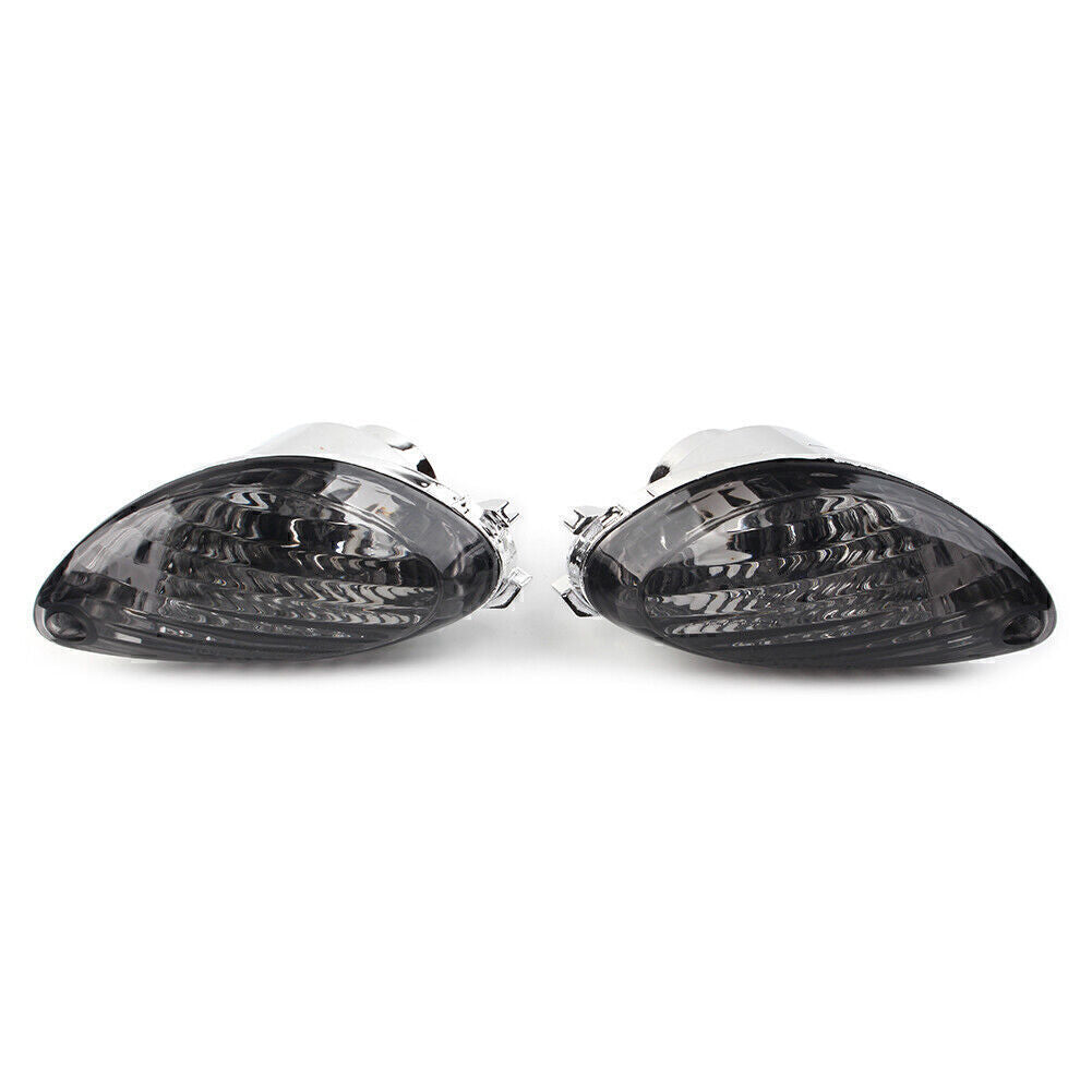2X Smoke Turn Signal Indicator Light Lens for Suzuki Hayabusa GSX1300R 2008-10