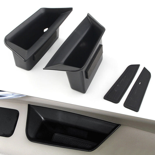 for Cadillac XT5 2017-2019 Door Handle Armrest Storage Box Tray Holder Bin Kit