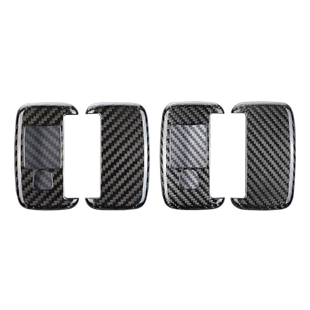 for Land Rover for Range Rover Discovery Black Carbon Fiber Remote Key Shell Cover Q