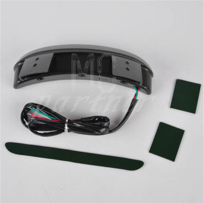Smoke Rear Chopped Fender Edge LED Tail Light for Harley Iron 883 XL883N XL1200N Q