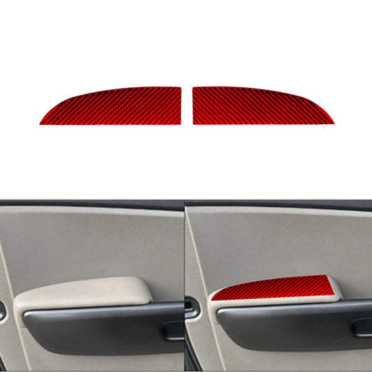 2x Piano Black Interior Front Door Strips Cover Trim for Infiniti G37 2010-2013 v