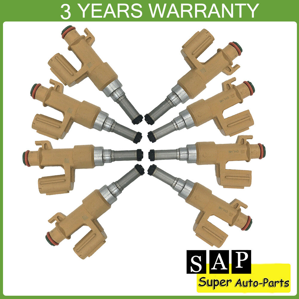 Set of 8 Fuel Injector 23209-39275 for Lexus GS300 IS300 IS350 NX200t NX300 2.0L