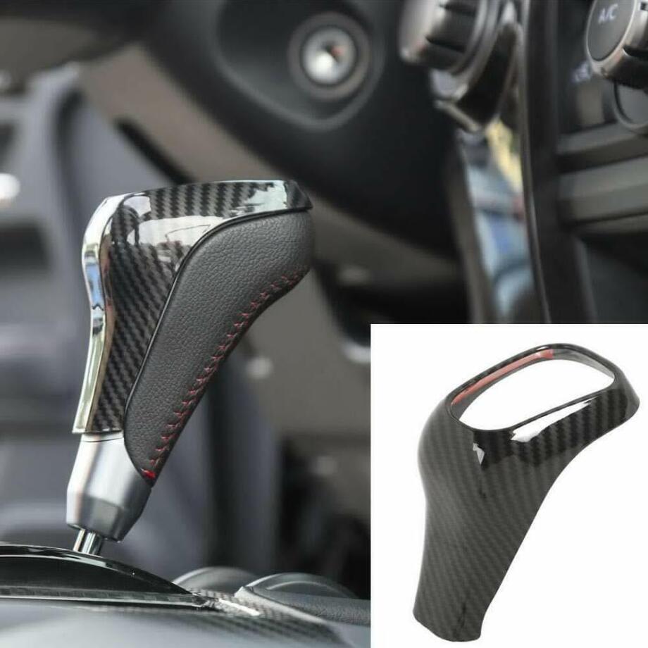 Carbon Fiber Gear Shift Lever Knob Head Cover Trim For 10-23 4runner TRD v