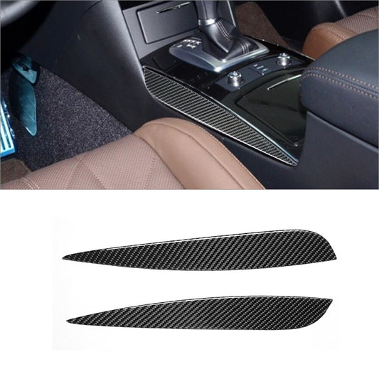 6X Carbon Fiber Shifter Console Trim for Land Rover Discovery Sport 2015-2019 v