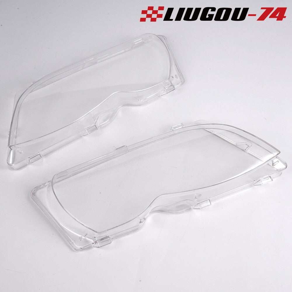 Pair fit for 2002 2003 2004 2005 E46 325i 325Xi 330i 330Xi Headlight Lens - v