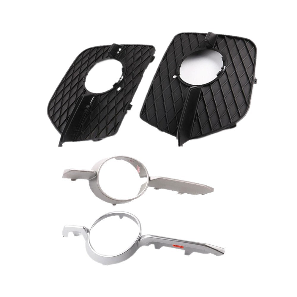 LH  RH For 2008-2014 for BMW E71 E72 X6 Front Bumepr Grill Cover  Molding Trim Set Q
