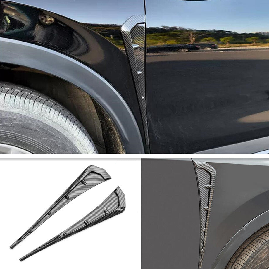For 2023 for Honda CR-V CRV ABS Carbon Side Door Fender Vent Air Wing Cover Trim 2P v