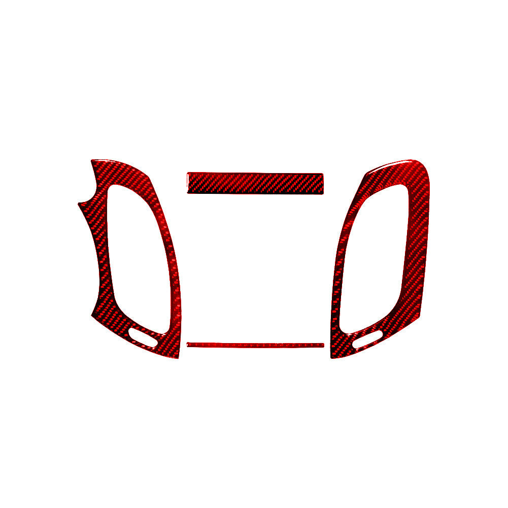 Red Carbon FiberLeft & Right Vents+Navigation Trim for Chevy Impala 2014-2020