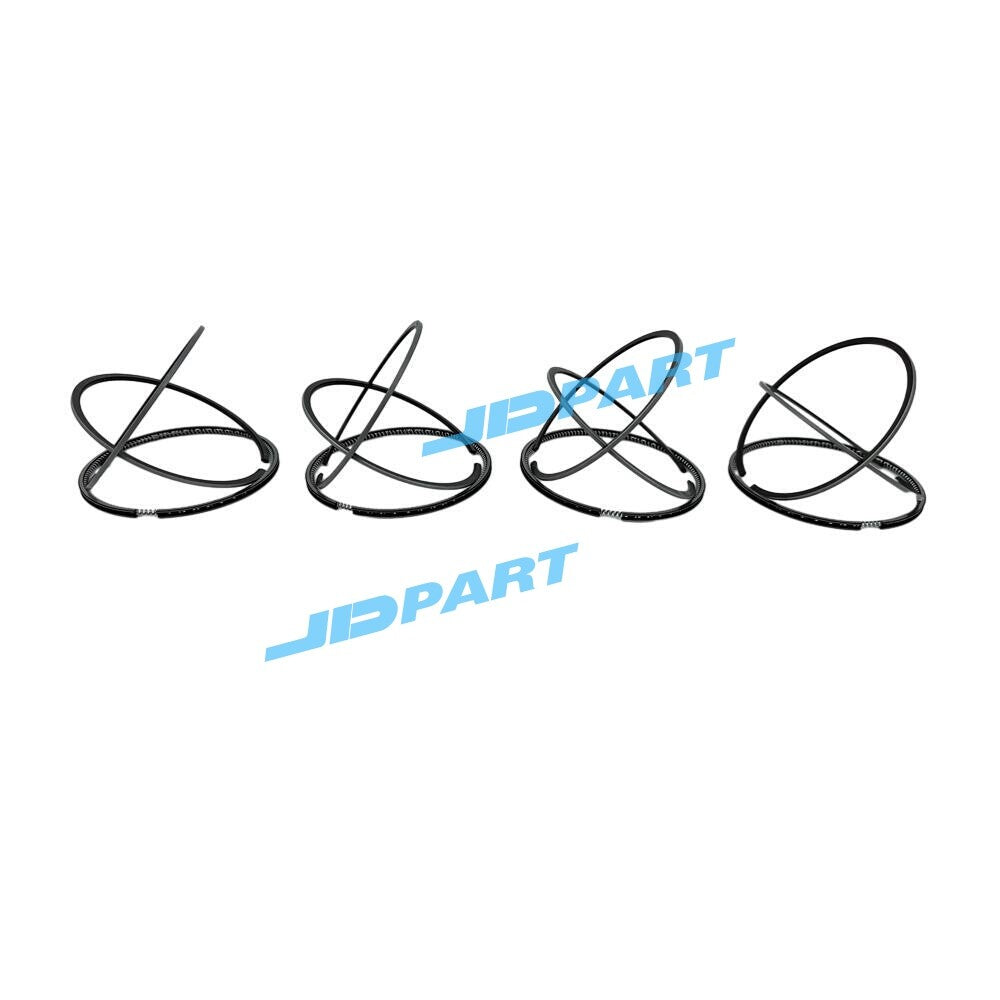 4-piece 4M40 piston ring kit, STD 95mm, for excavator engine parts.