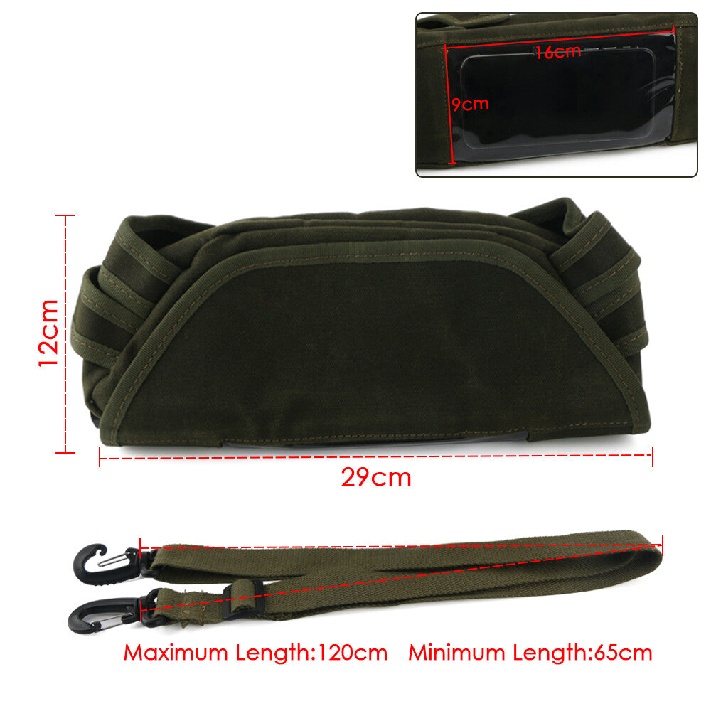 Motorcycle fork tool handlebar bag storage luggage saddle bag phone case