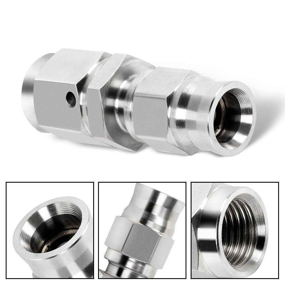 3AN AN3 Thread Stainless Steel Brake PTFE Teflon Swivel Hose End Fitting Adapter Q