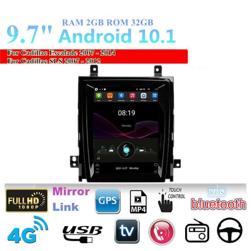 9.7-inch vertical screen for 2007-2014 for Cadillac for Escalade SLS, Android 10.1, stereo radio, GPS. n