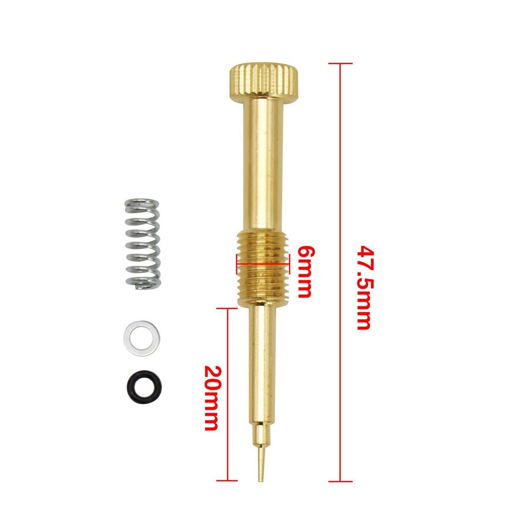 Carburetor Air Fuel Mixing Screws + Idle Speed Adjustment Screw For PZ26-30 Carb