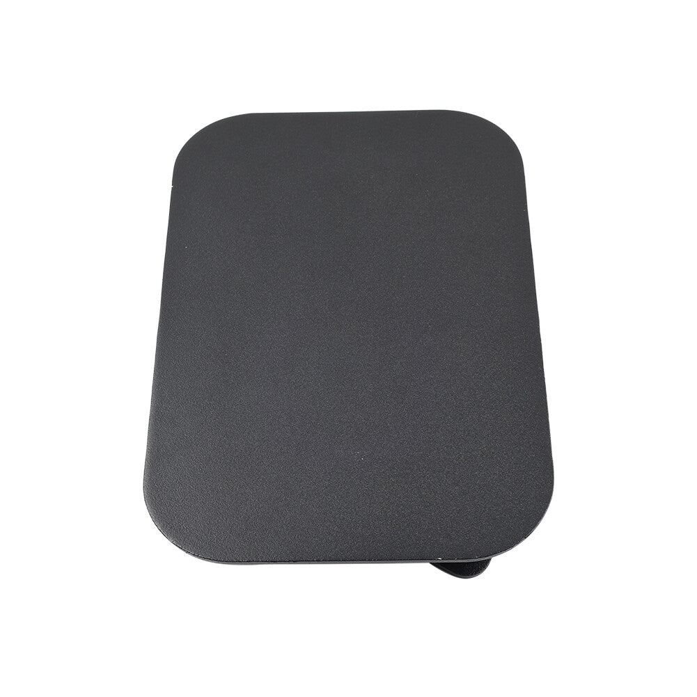 Black Motorcycle Universal Side Number Plate Panel Cover CNC
