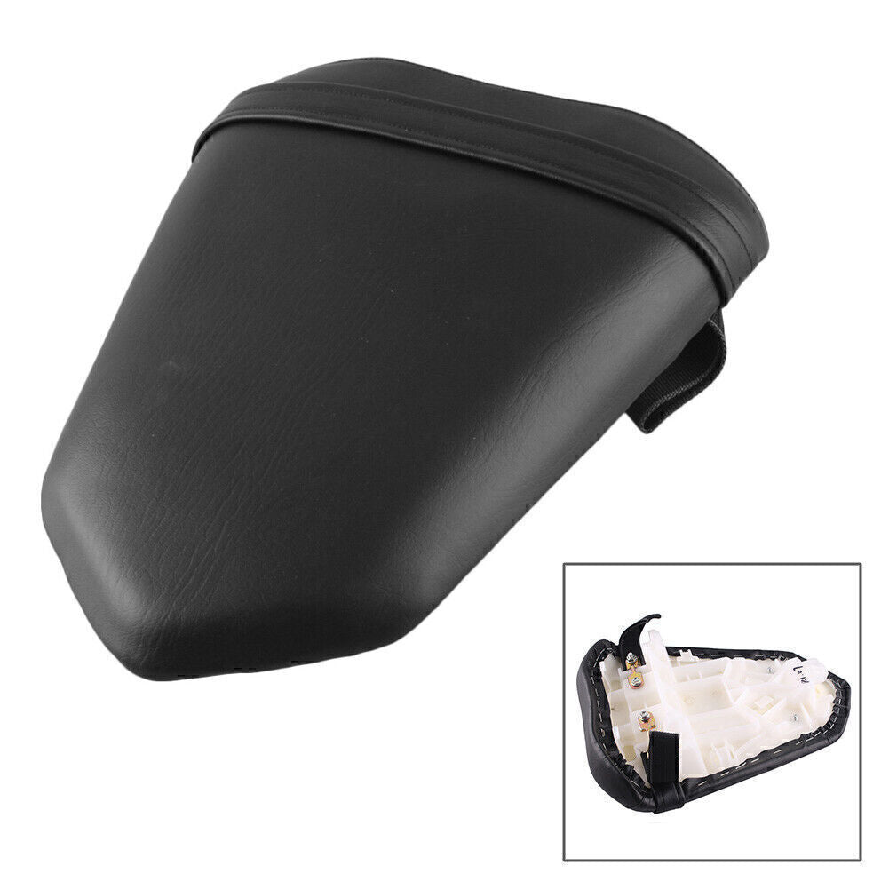 for Yamaha YZF R1 2007 2008 Black Rear Passenger for Seat Cushion Pillion Q