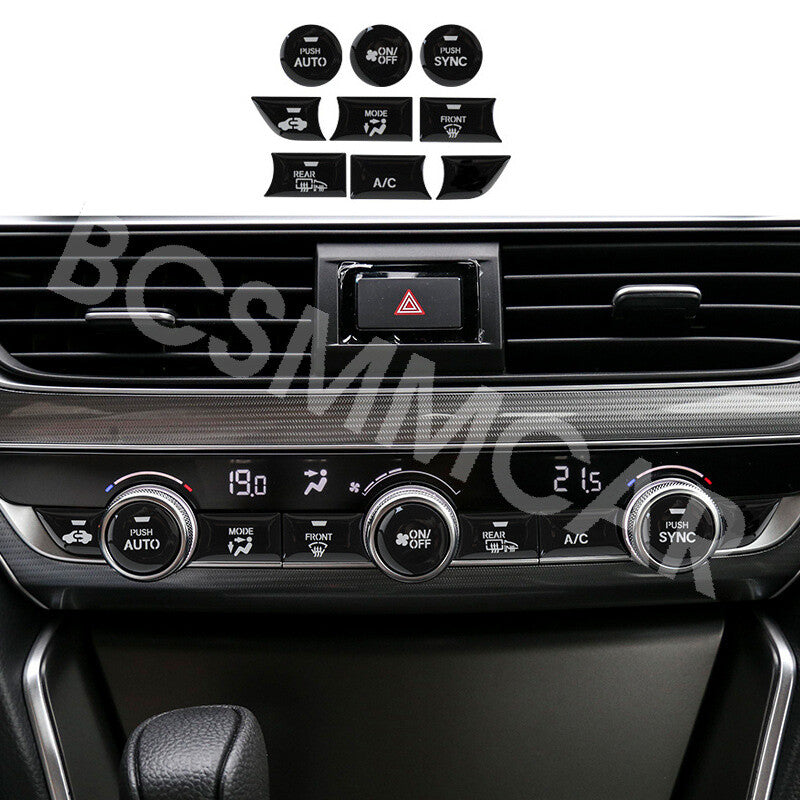 Car Switch Button Stickers Guard Interior Cover Fit For 2018-2021 for Honda for Accord