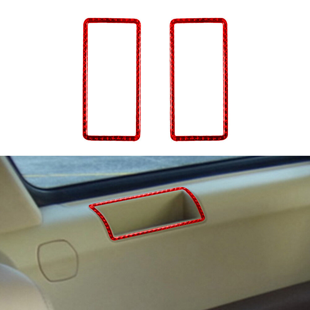 4x Carbon Fiber Inner Dashboard Panel Cover Trim For Lancer 2008-2015 v