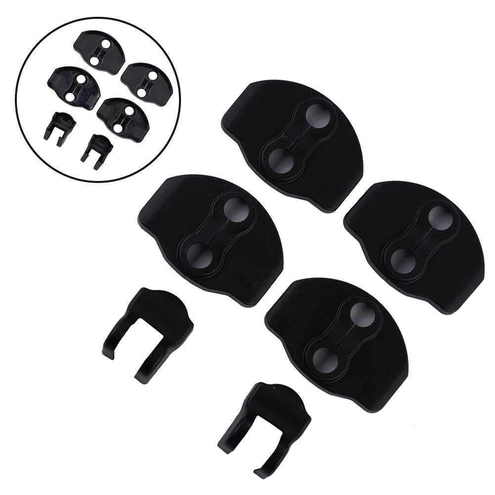 6 * Applicable to Model 3 Door Lock Protector - Protects for Model Y /Accessories - (Matte-Black) - n