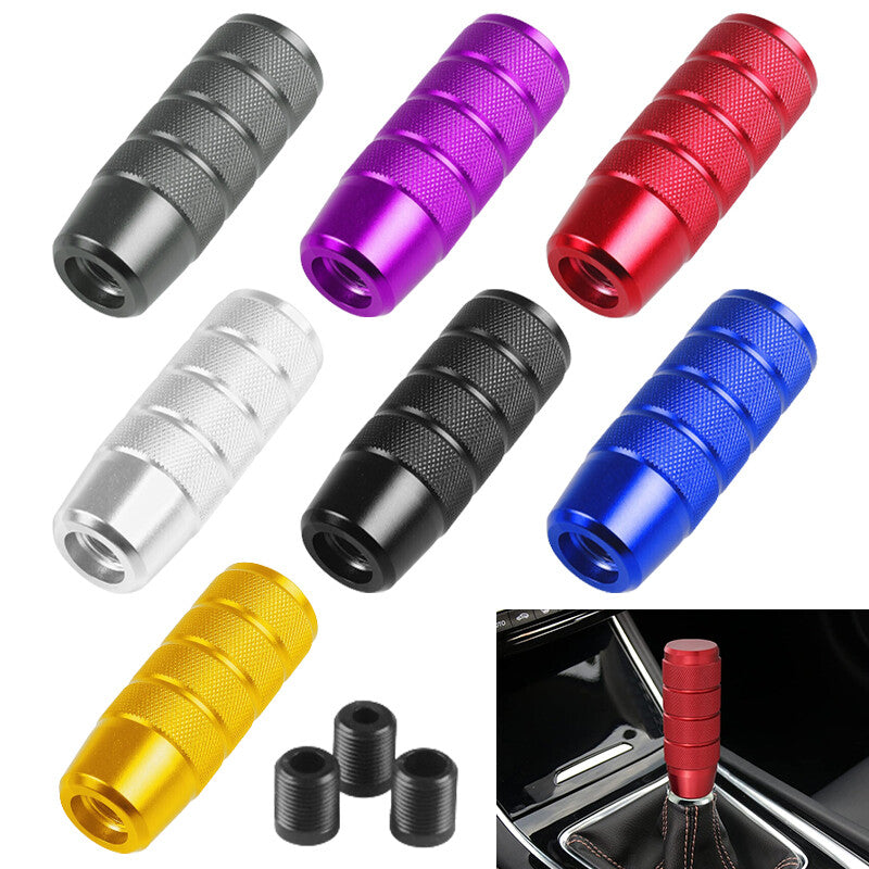 95mm Non-Slip Gear Stick Shifter Shift Knob Aluminum Alloy Manual Transmission Q