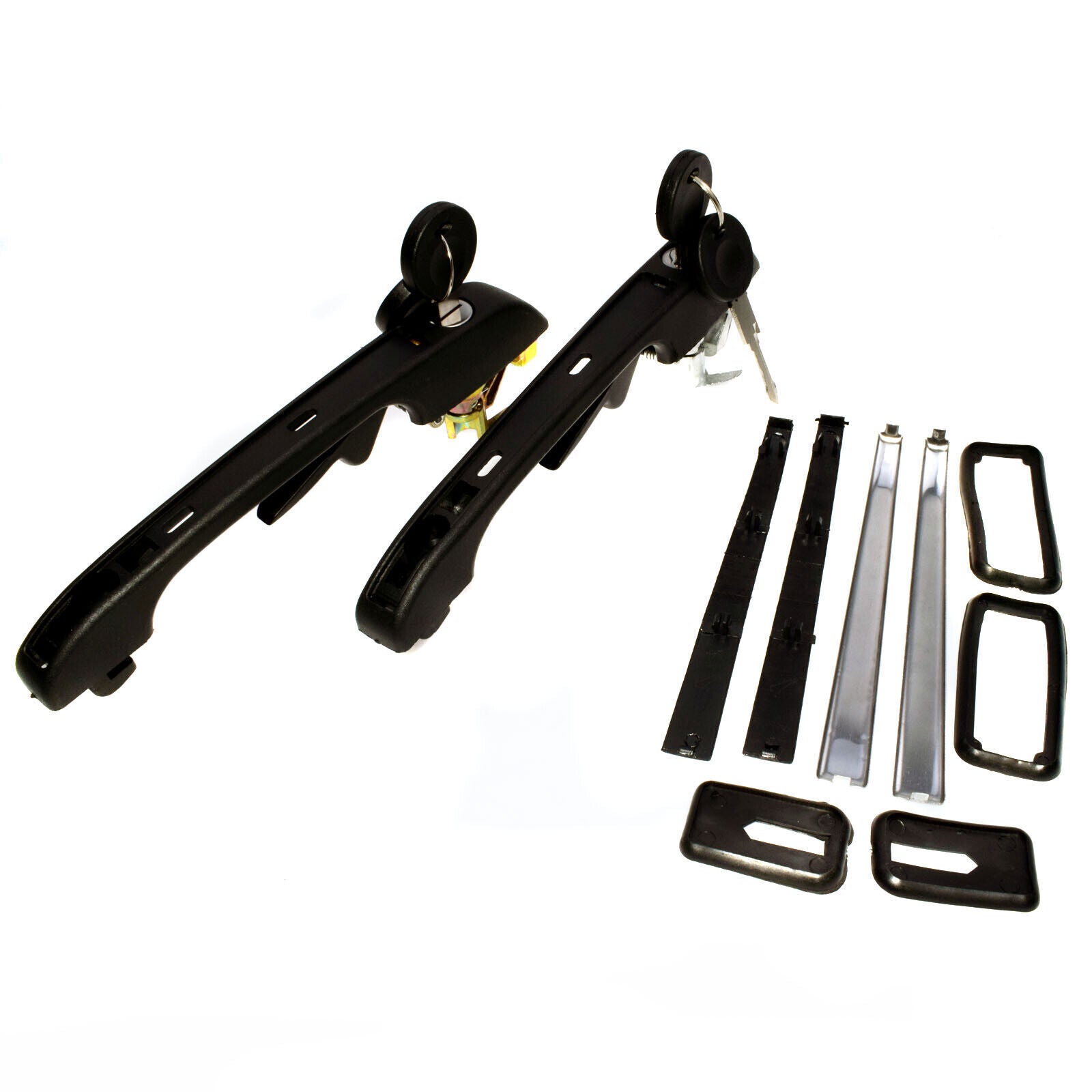Door Handle Outside Exterior Front with Keys Dual Set for VW New- v