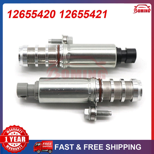 2-piece set suitable for universal for Chevrolet for Buick variable valve timing (VVT) solenoid valves 12655420 and 12655421